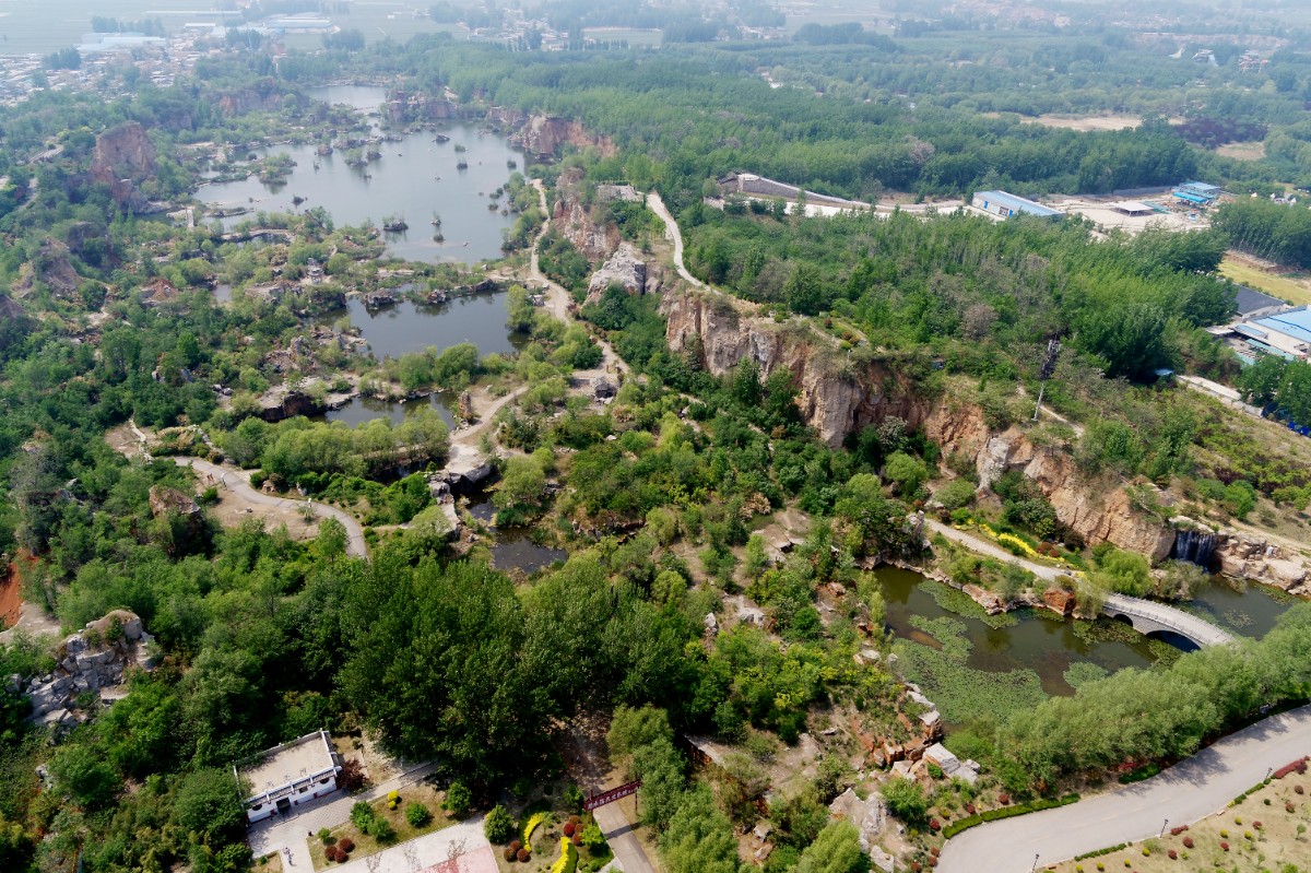 羊山北湖风景区图片