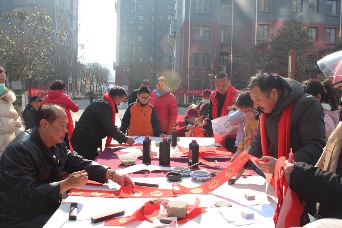 山东济宁南阳湖农场有限公司工会委员会举办 ——“迎新春 送春联”活动